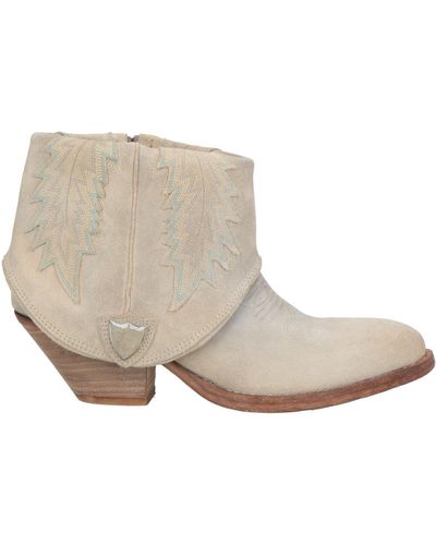 HTC Light Ankle Boots Leather - Natural