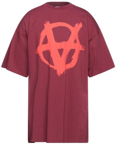 Vetements T-shirts - Rot