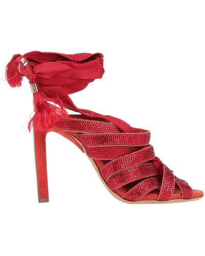 Red Giorgio Armani Heels for Women | Lyst