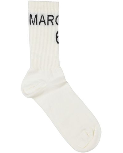 MM6 by Maison Martin Margiela Socks & Hosiery - White