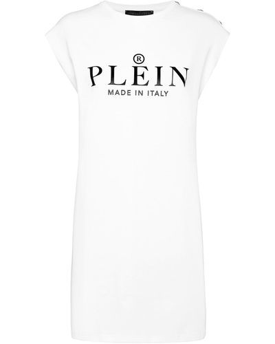 Philipp Plein Vestito Corto - Bianco