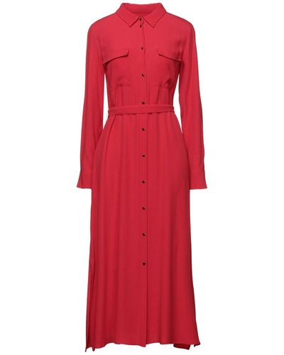Momoní Midi-Kleid - Rot