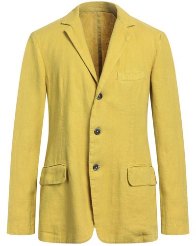 120% Lino Suit Jacket - Yellow