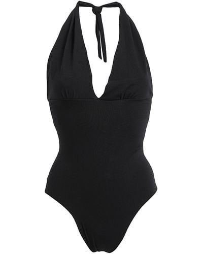 ISOLE & VULCANI One-Piece Swimsuit Organic Cotton, Elastane - Black