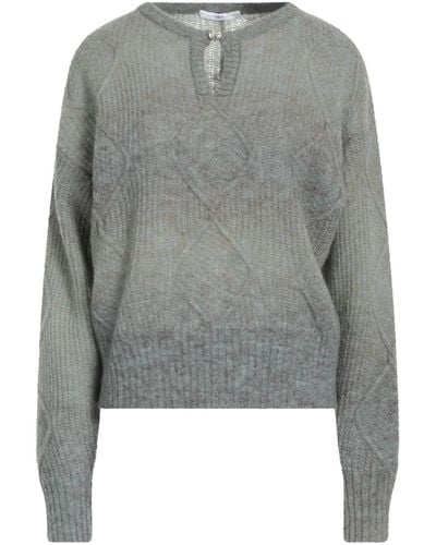 High Pullover - Grau