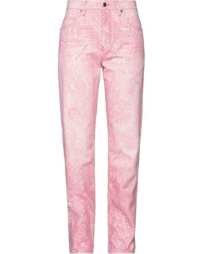 Etro Pantaloni Jeans - Rosa