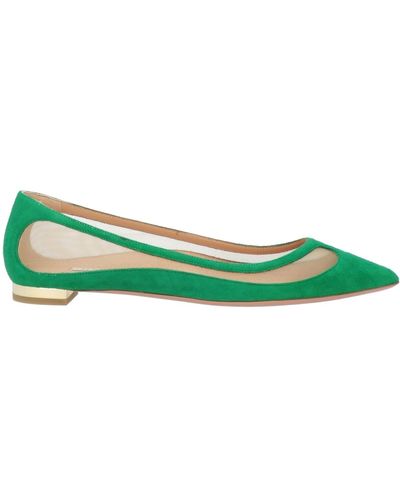Aquazzura Ballet Flats - Green