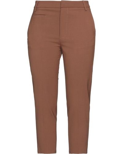Dondup Cropped Pants - Brown