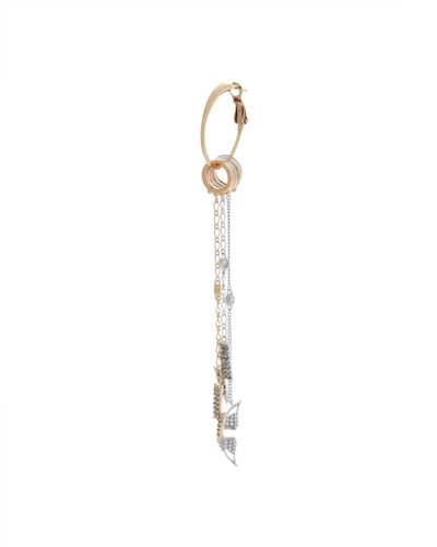 Zadig & Voltaire Single Earring - White