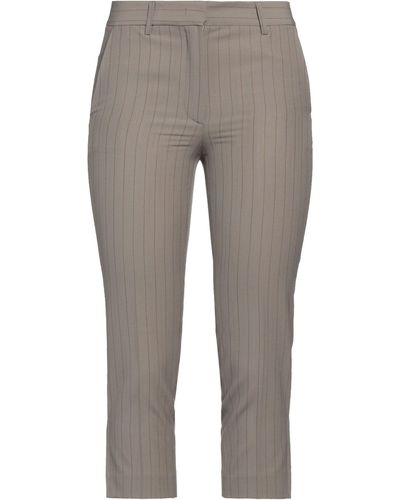 Grifoni Cropped Trousers - Grey