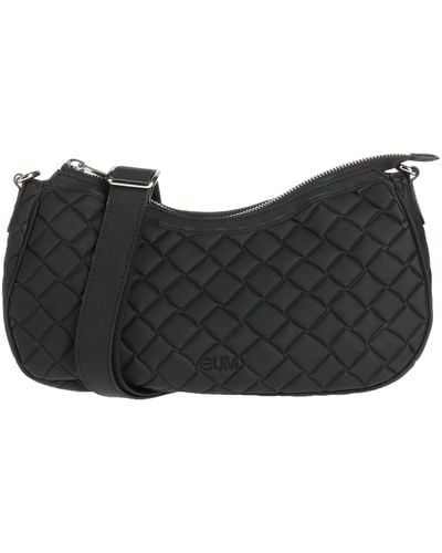 Gum Design Cross-body Bag - Black