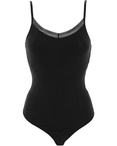 Underprotection Lingerie Bodysuit - Black