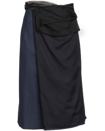 Agnona Midi Skirt - Blue