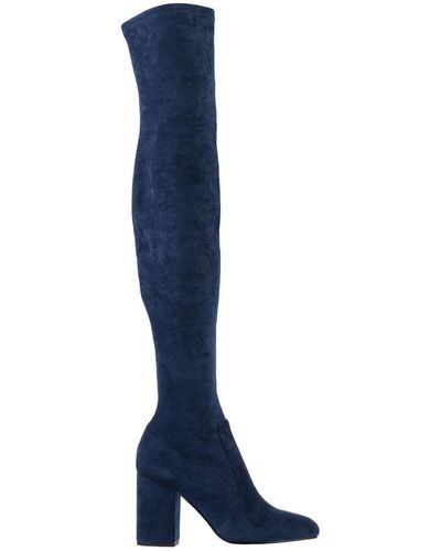 Bibi Lou Knee Boots - Blue