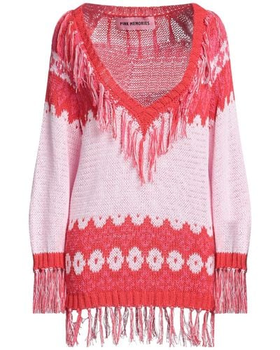 Pink Memories Pullover - Rot