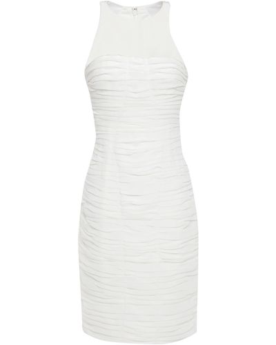 Halston Short Dress - White