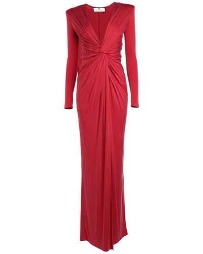 Elisabetta Franchi Maxi Dress - Red