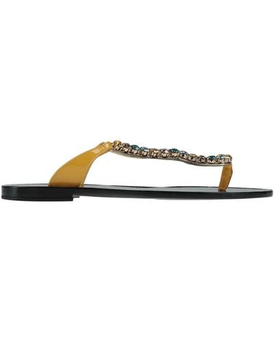 Dolce & Gabbana Thong Sandal - Yellow