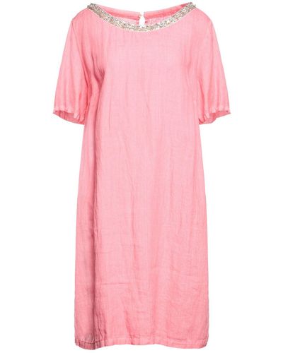 120% Lino Mini Dress - Pink