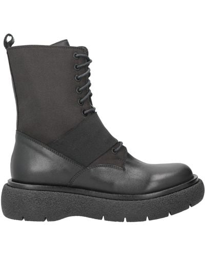 Carmens Ankle Boots Textile Fibres, Leather - Black