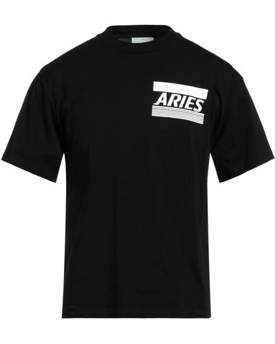 Aries T-Shirt Cotton - Black