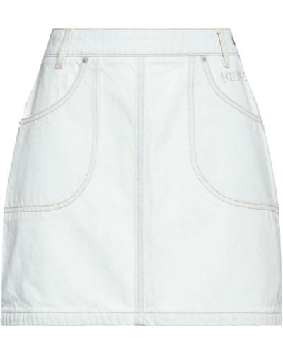 KENZO Denim Skirt - White