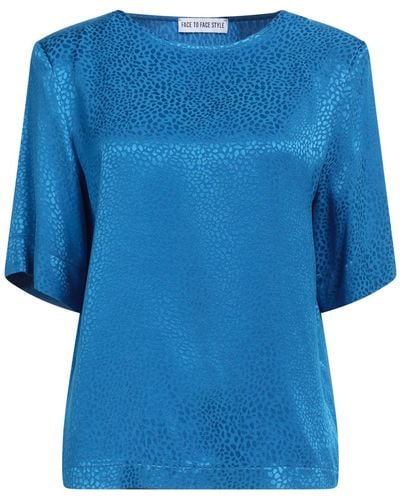 FACE TO FACE STYLE Top - Blue