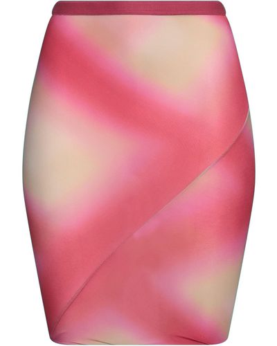 Rick Owens Mini Skirt - Pink