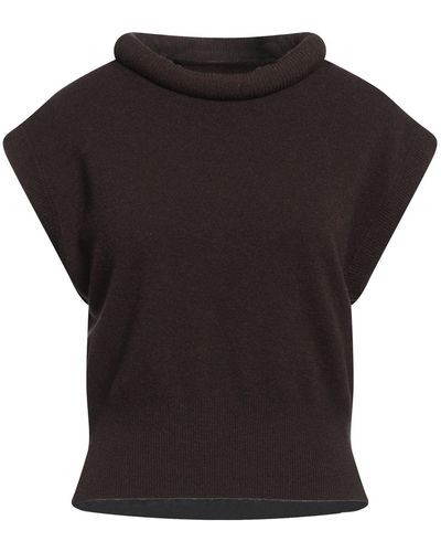 FEDERICA TOSI Dark Sweater Wool, Cashmere, Polyamide - Black