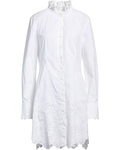Rabanne Mini Dress Organic Cotton - White
