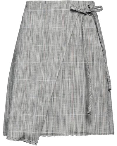 Closed Mini Skirt - Grey