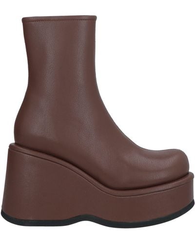 Jeffrey Campbell Ankle Boots - Brown