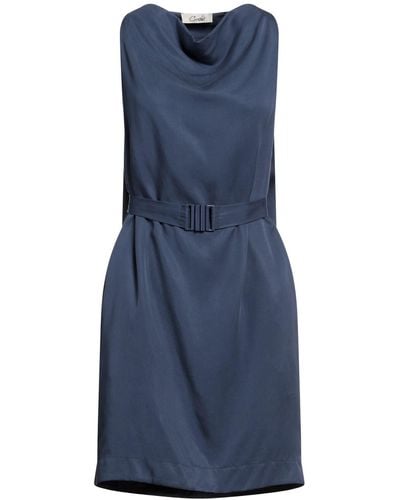 CROCHÈ Mini-Kleid - Blau