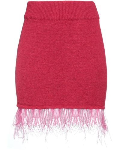 Soallure Mini Skirt - Red