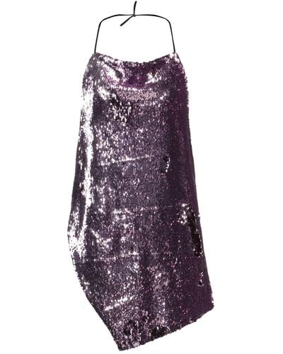 Marques'Almeida Mini Dress - Purple