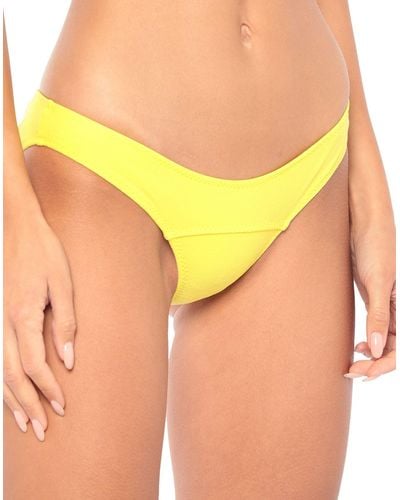 Lisa Marie Fernandez Bikini Bottoms & Swim Briefs - Yellow