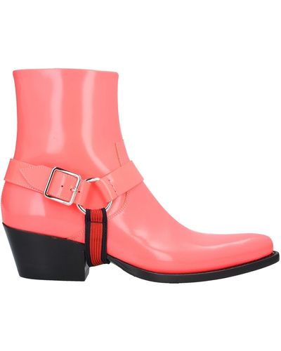 CALVIN KLEIN 205W39NYC Ankle Boots - Pink