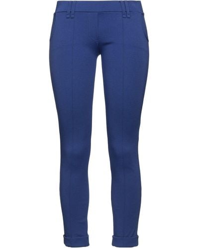 Plein Sud Pantaloni Cropped - Blu