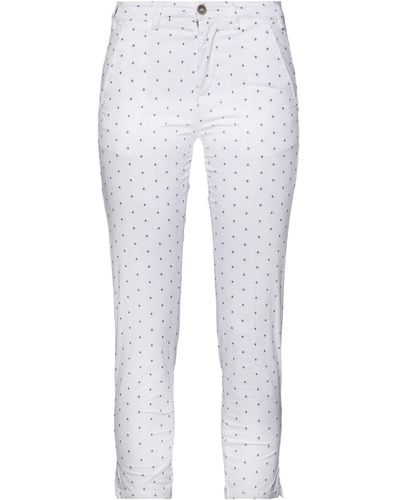 40weft Pantaloni Cropped - Bianco