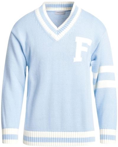 FAMILY FIRST Pullover - Blau