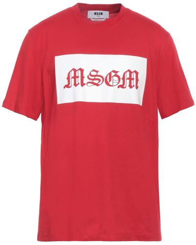 MSGM T-shirts - Rot