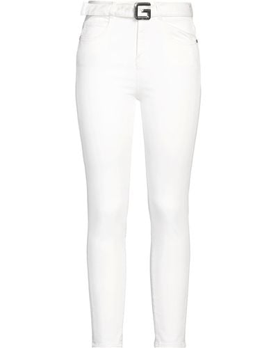Gaelle Paris Pantalon en jean - Blanc