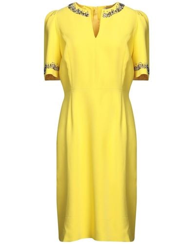 Dice Kayek Midi Dress - Yellow