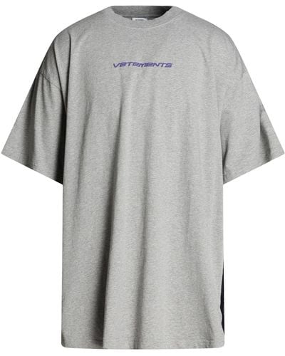 Vetements T-shirt - Gris