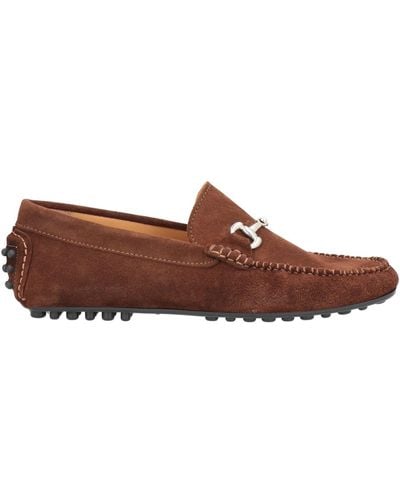 ANDREA NOBILE Cocoa Loafers Soft Leather - Brown