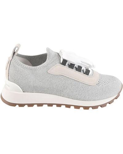 Brunello Cucinelli Sock-Sneakers - Weiß