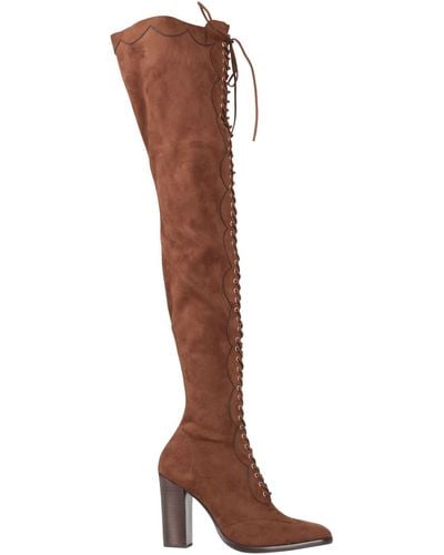 Jeffrey Campbell Boot Leather - Brown