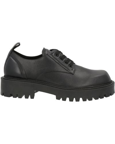 Vic Matié Lace-Up Shoes Leather - Black