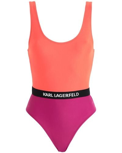 Karl Lagerfeld One-piece Swimsuit - Pink