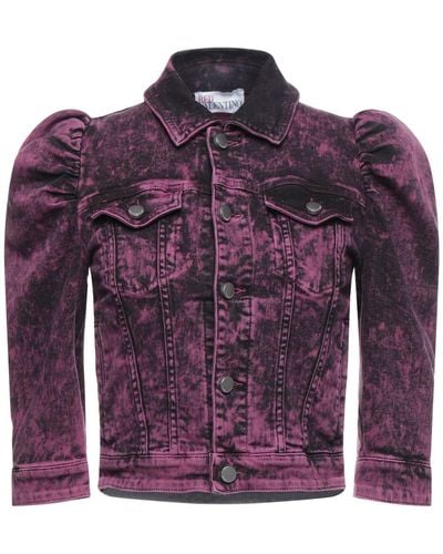 RED Valentino Denim Outerwear - Purple